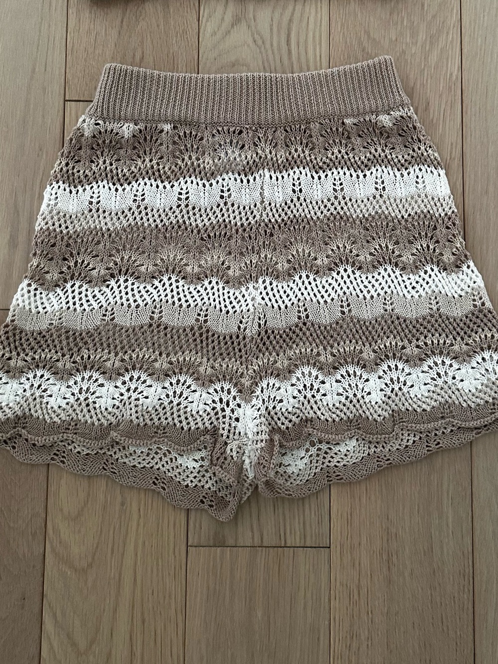 Knit crochet shorts size 2 xs